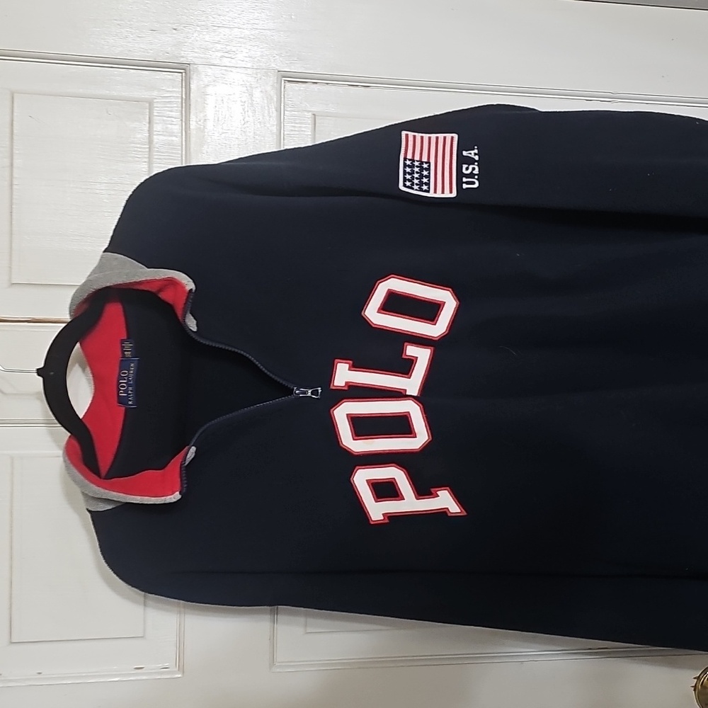 Polo  Spellout Usa Fleece